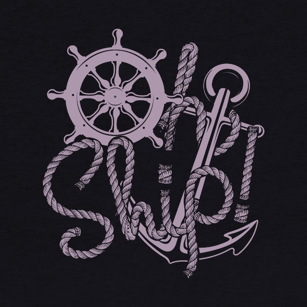 Oh Ship sailing sailboat motor boat by HBfunshirts